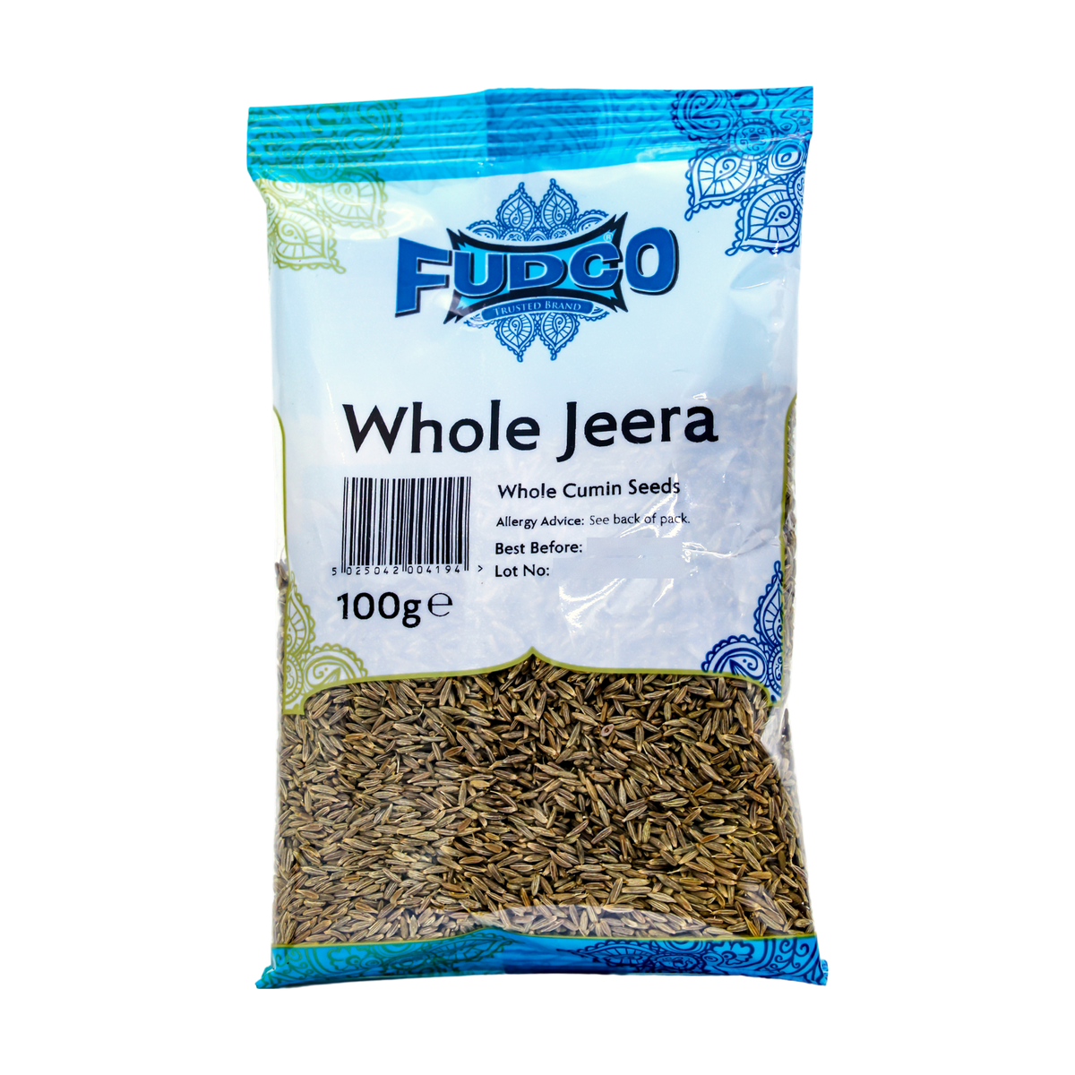 Fudco Whole Jeera 100g, front of pack