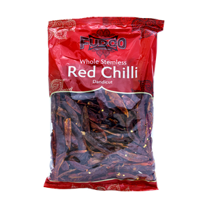 Fudco Whole Stemless Red Chilli Dandicut 200g