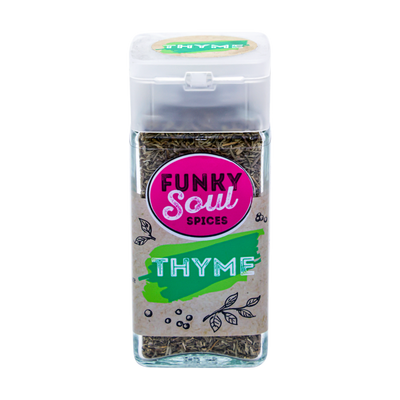 Funky Soul Spices Thyme 16g, front of pack