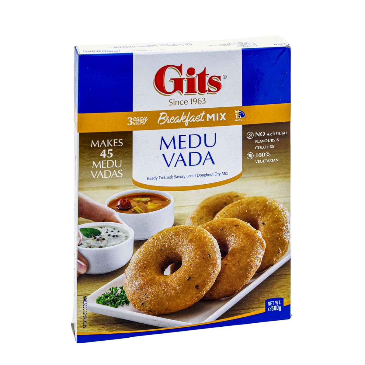 Gits Medu Vada Breakfast Mix 500g, front of pack