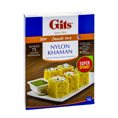 Gits Nylon Khaman Snack Mix 500g, front of pack