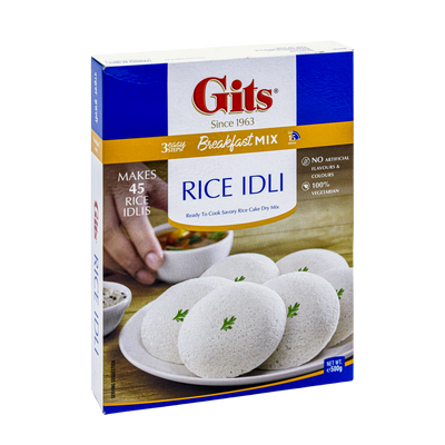 Gits Rice Idli Breakfast Mix 500g, front of pack