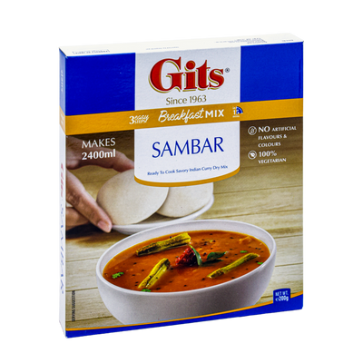 Gits Sambar Breakfast Mix 200g, front of pack
