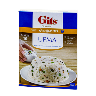 Gits Upma Breakfast Mix 500g, front of pack