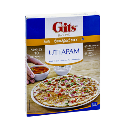 Gits Uttapam Breakfast Mix 500g, front of pack