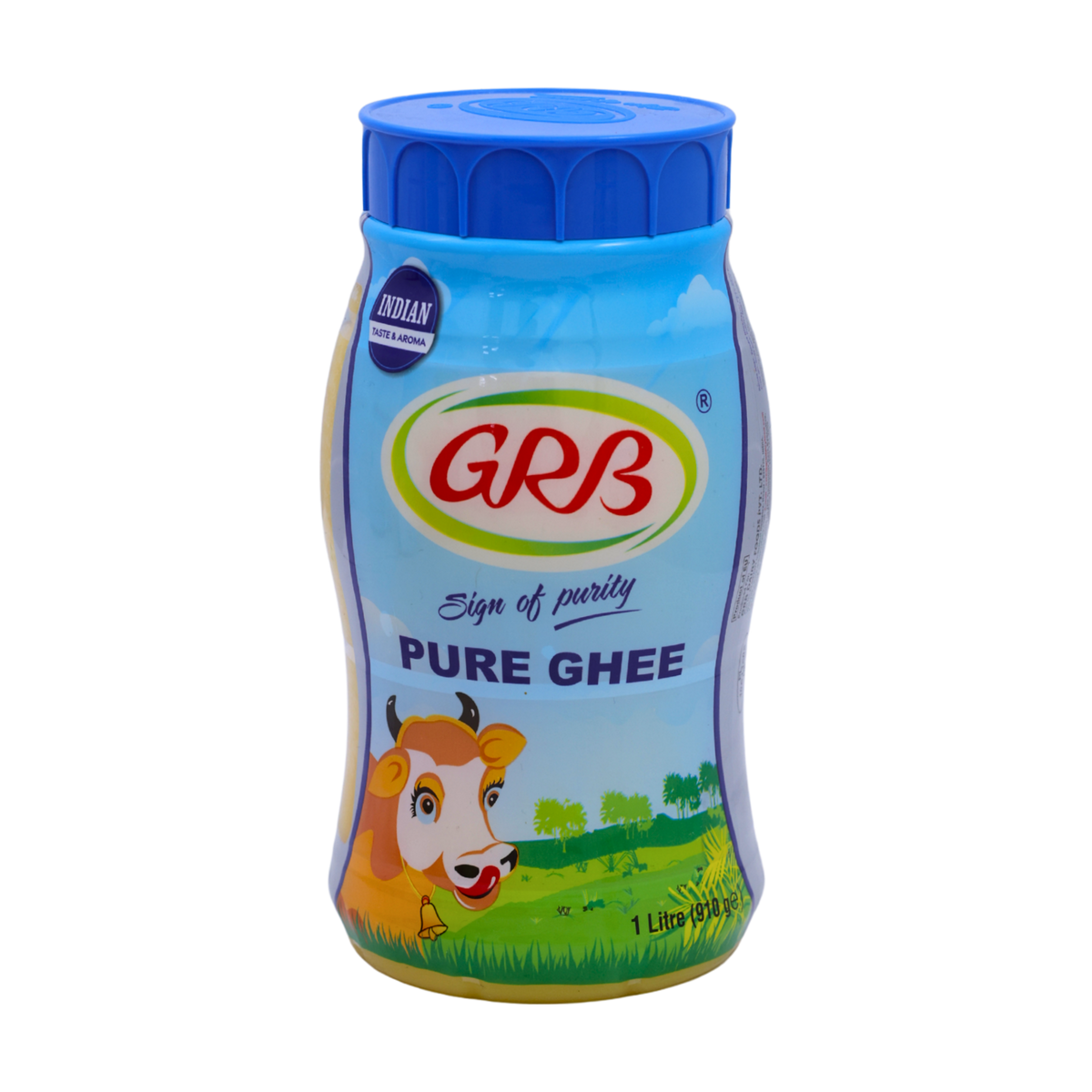 GRB Pure Ghee 1L, front of pack