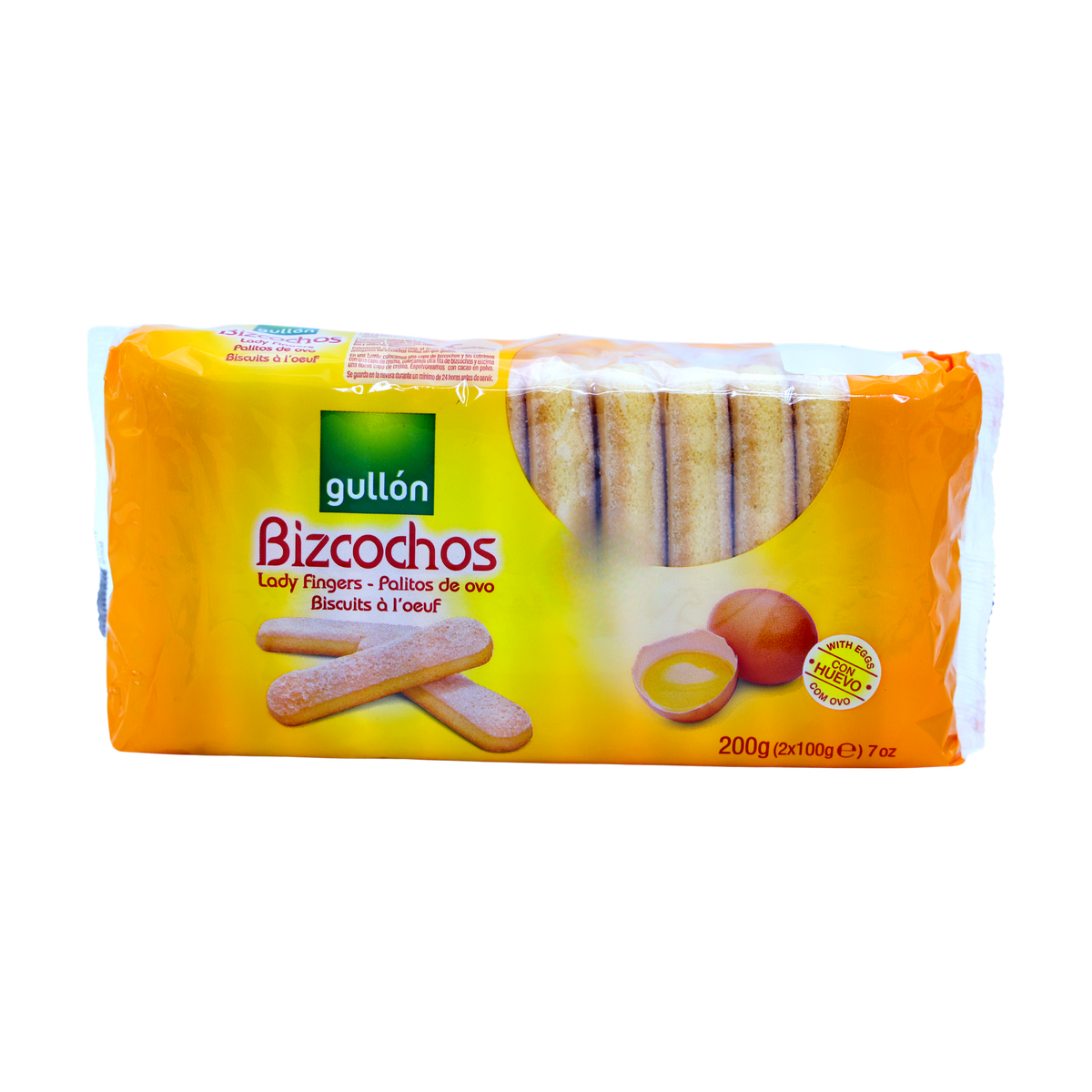 Gullon Bizcochos Lady Fingers 200g, front of pack