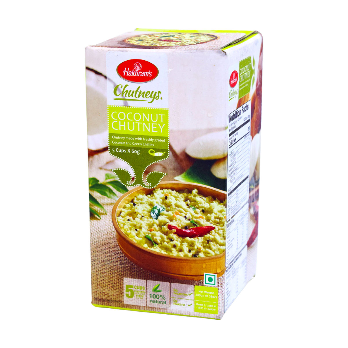Haldiram's Coconut Chutney 300g, front of pack