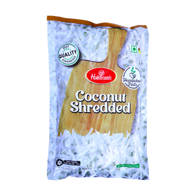 Haldiram's Coconut Shredded 312g, front of pack