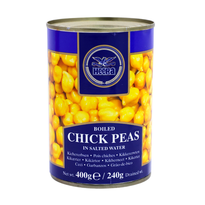 Heera Boiled Chick Peas 400g, front of pack