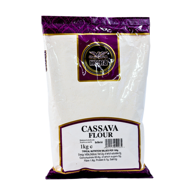 Heera Cassava Flour 1kg, front of pack