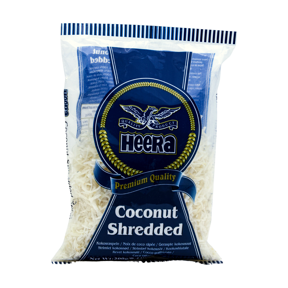 Heera Coconut Shredded 200g, front of pack