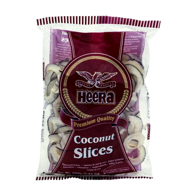 Heera Coconut Slices 200g, front of pack