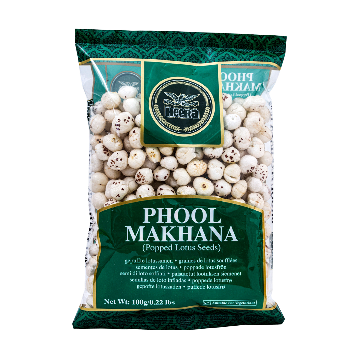 Heera Phool Makhana 100g, front of pack