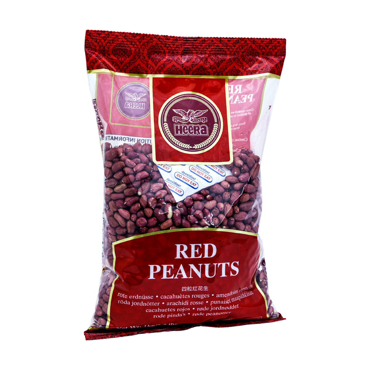 Heera Red Peanuts 1kg, front of pack