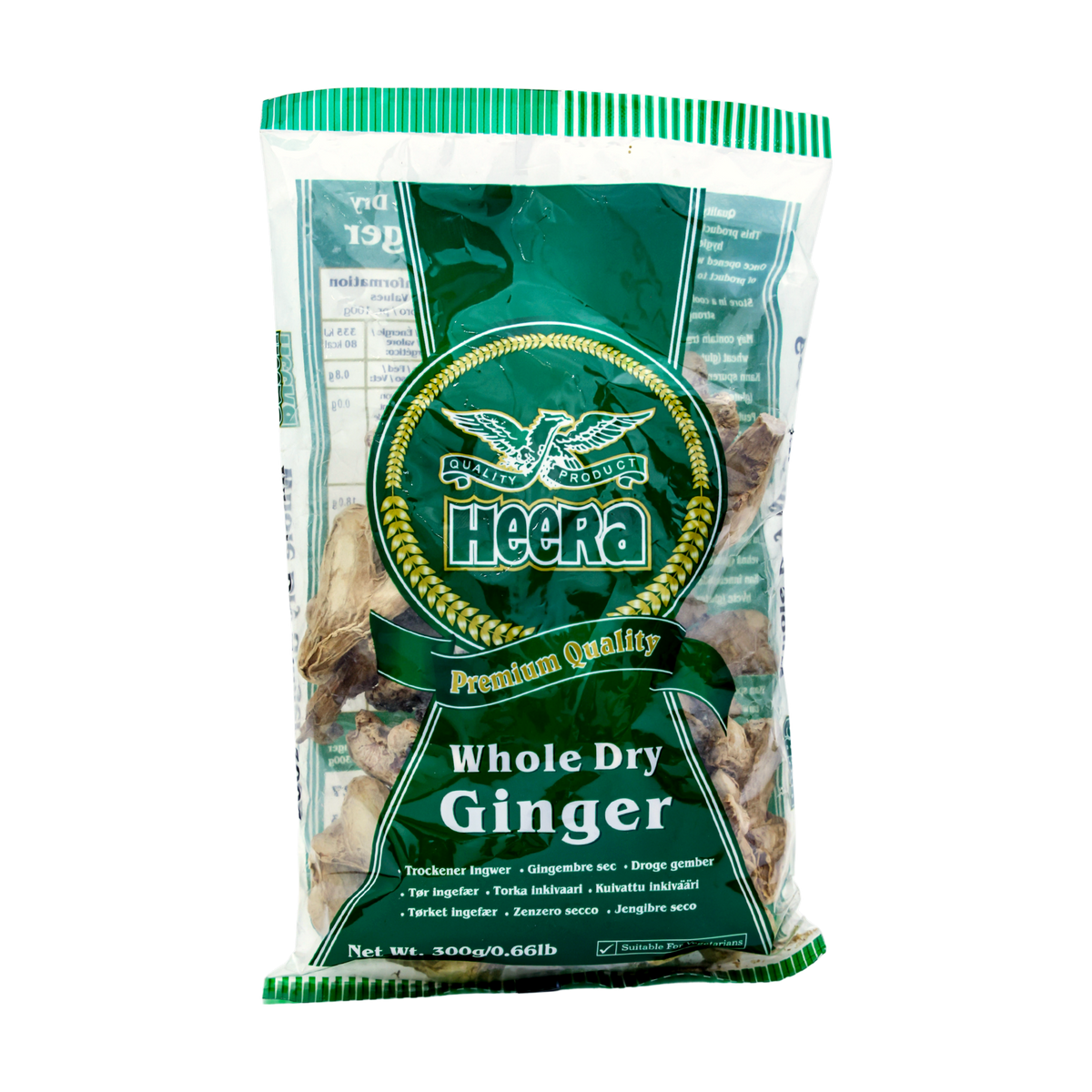 Heera Whole Dry Ginger 300g, front of pack