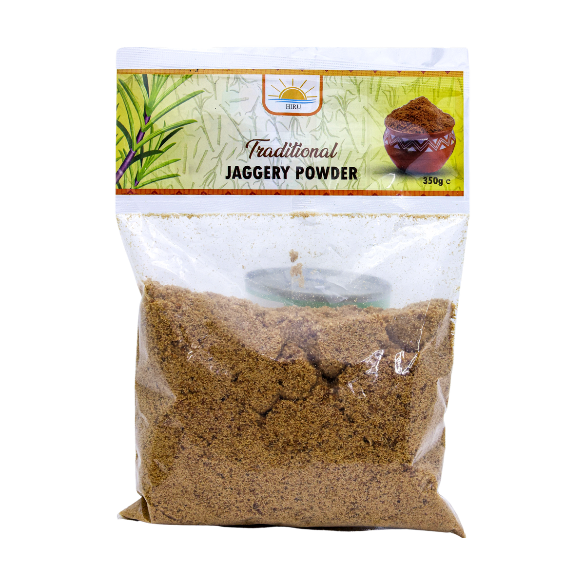 Hiru Traditional Jaggery Powder 350g, front of pack