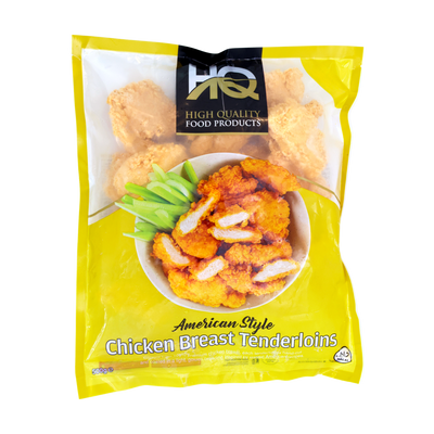 HQ American Style Chicken Breast Tenderloins 500g, front of pack
