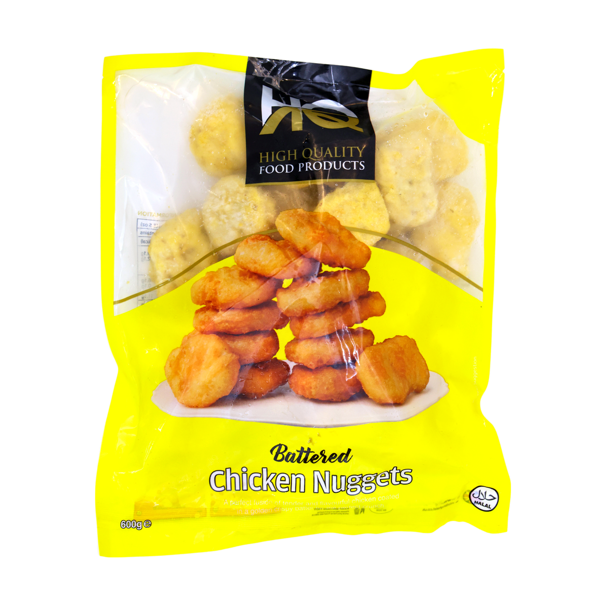 HQ Battered Chicken Nuggets 600g, front of pack
