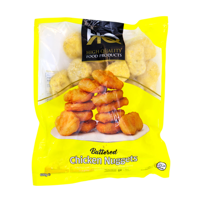 HQ Battered Chicken Nuggets 600g, front of pack