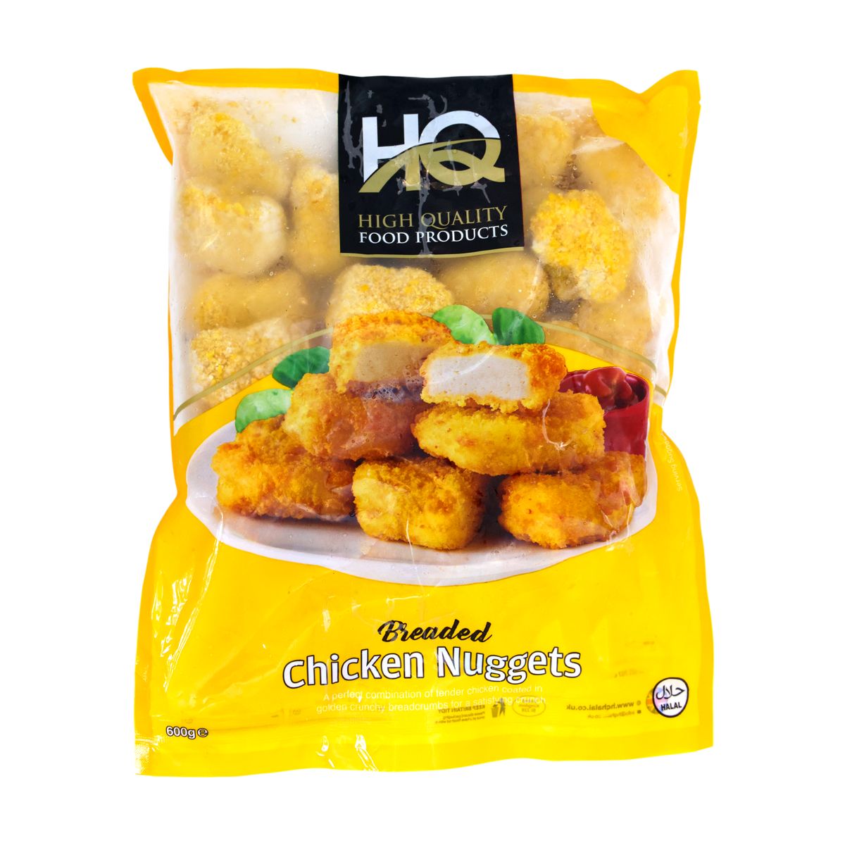 HQ Breaded Chicken Nuggets 600g, front of pack