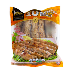 HQ Chicken Charcoal Kebabs 10 Pieces 400g