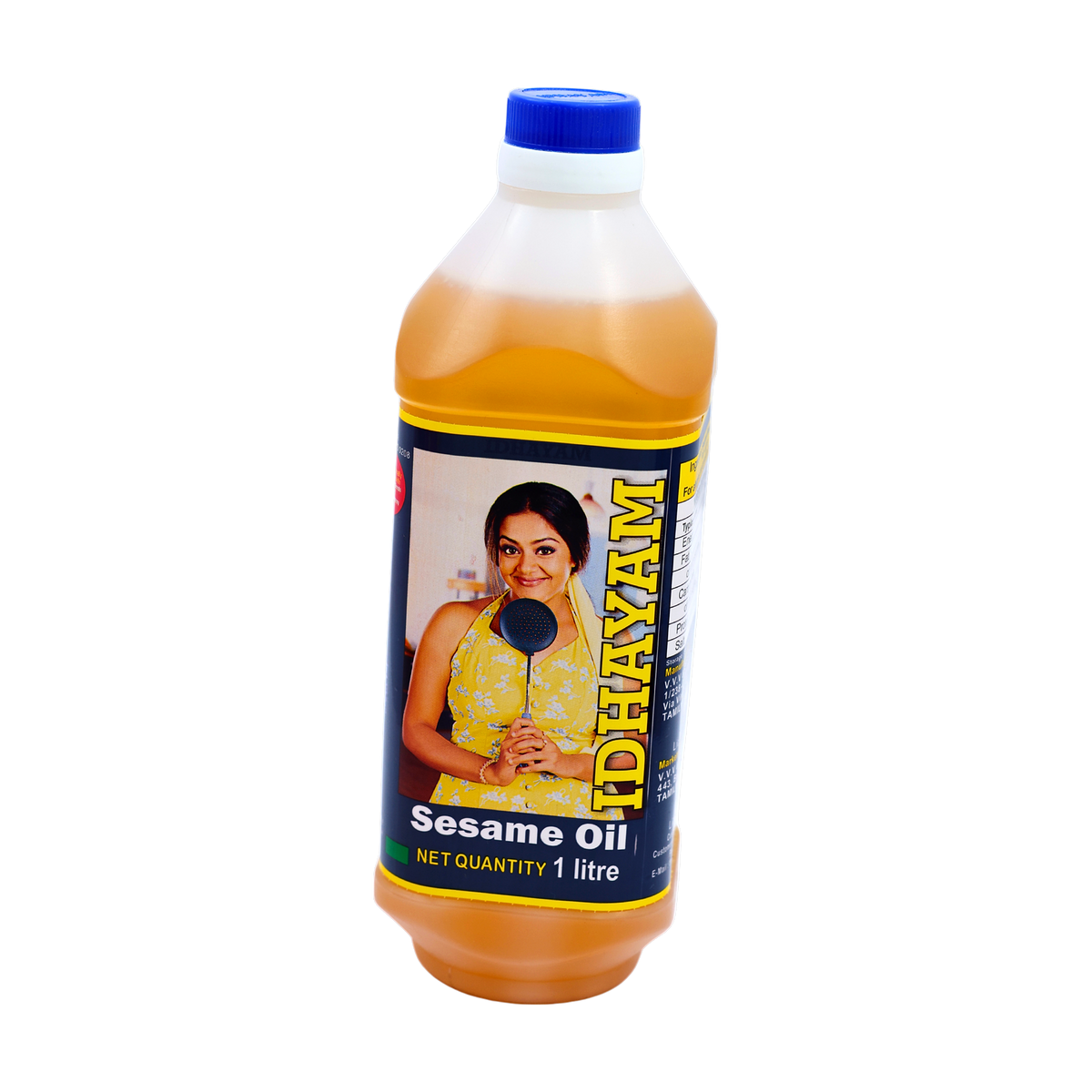 Idhayam Sesame Oil 1L, front of pack