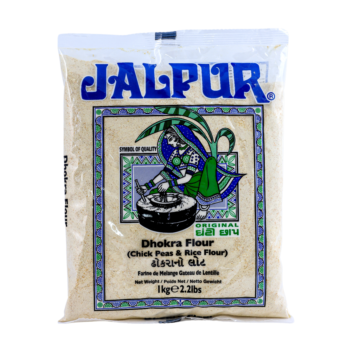 Jalpur Dhokra Flour 1kg, front of pack