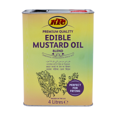 KTC Edible Mustard Oil Blend 4L, front of pack