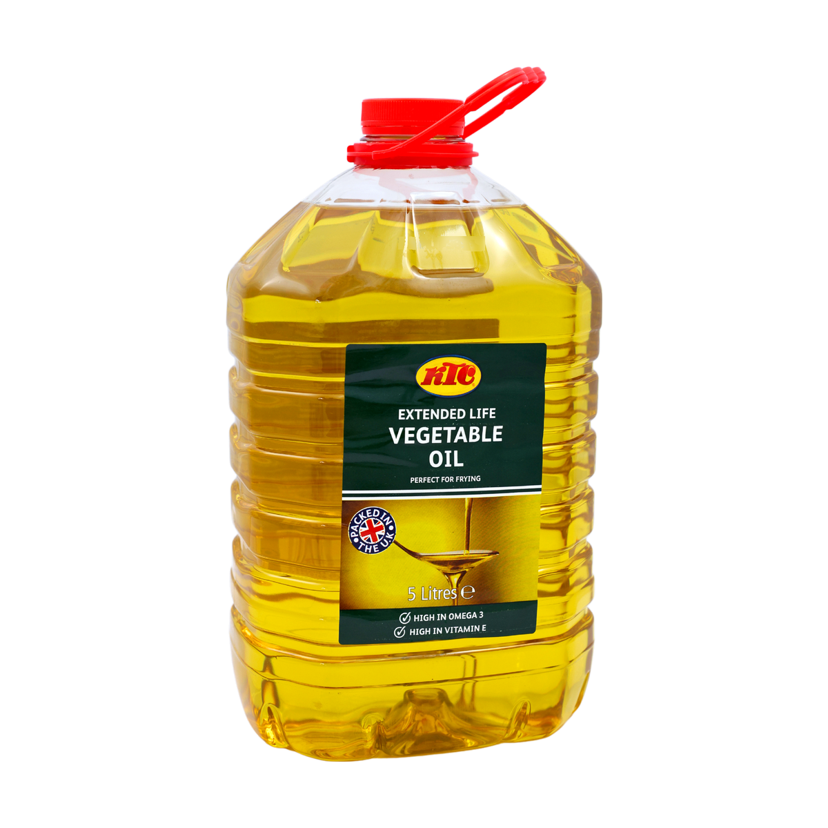 KTC Extended Life Vegetable Oil 5L, front of pack