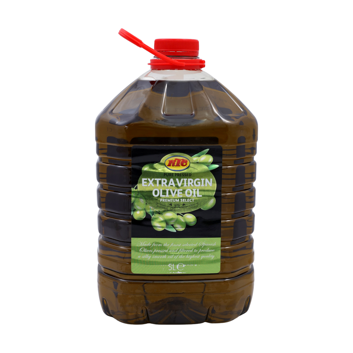 KTC Extra Virgin Olive Oil 5L, front of pack