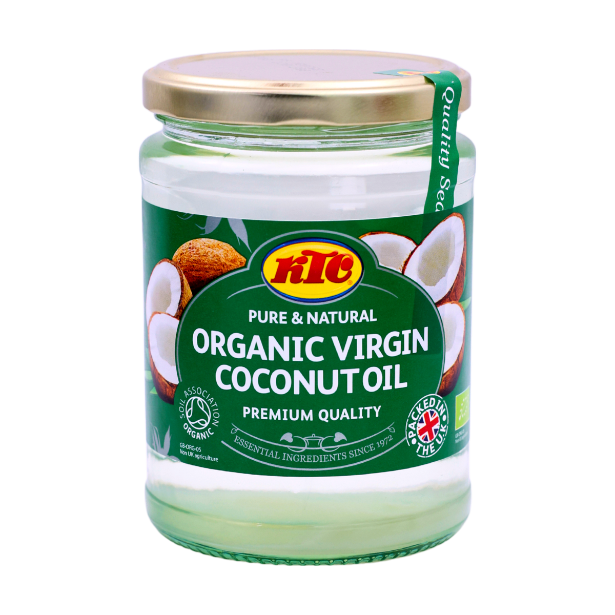 KTC Organic Virgin Coconut Oil 500ml, front of pack