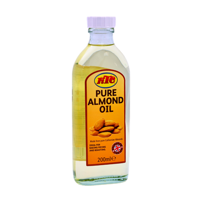 KTC Pure Almond Oil 200ml, front of pack