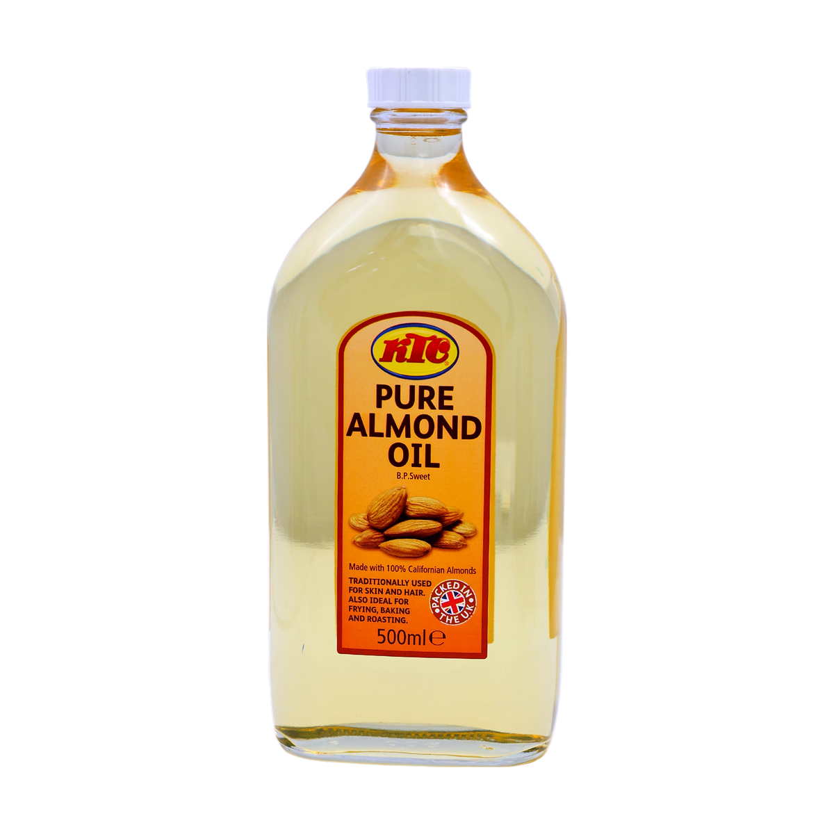 KTC Pure Almond Oil 500ml, front of pack