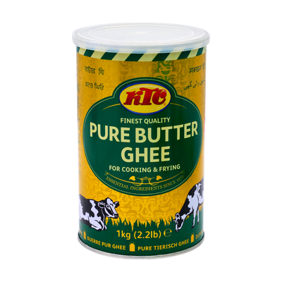 KTC Pure Butter Ghee 1kg, front of pack