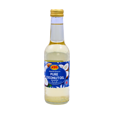 KTC Pure Coconut Oil 250ml Bottle, front of pack