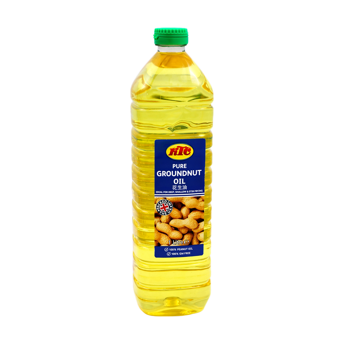 KTC Pure Groundnut Oil 1L, front of pack