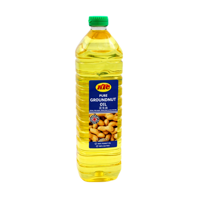 KTC Pure Groundnut Oil 1L, front of pack