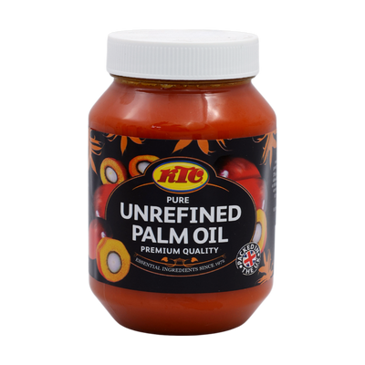 KTC Pure Unrefined Palm Oil 500ml, front of pack