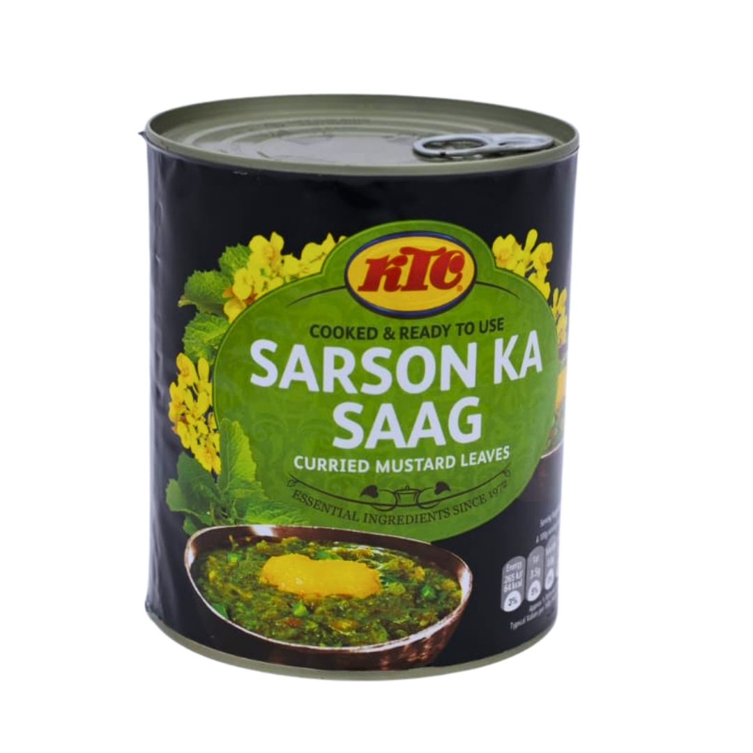 KTC Sarson Ka Saag 800g, front of pack