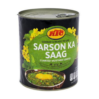 KTC Sarson Ka Saag 800g, front of pack