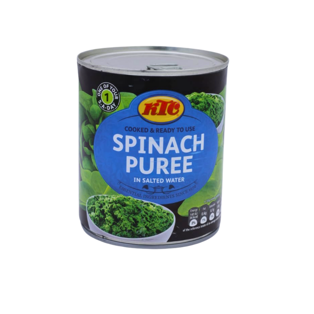 KTC Spinach Puree 795g, front of pack