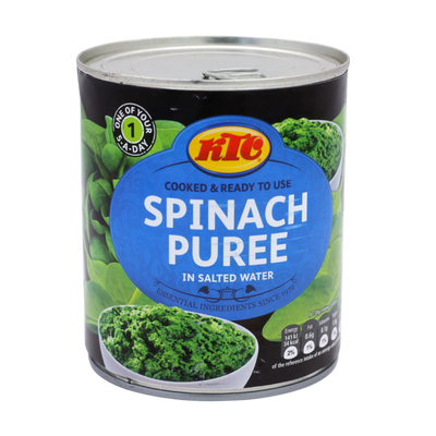 KTC Spinach Puree 795g, front of pack