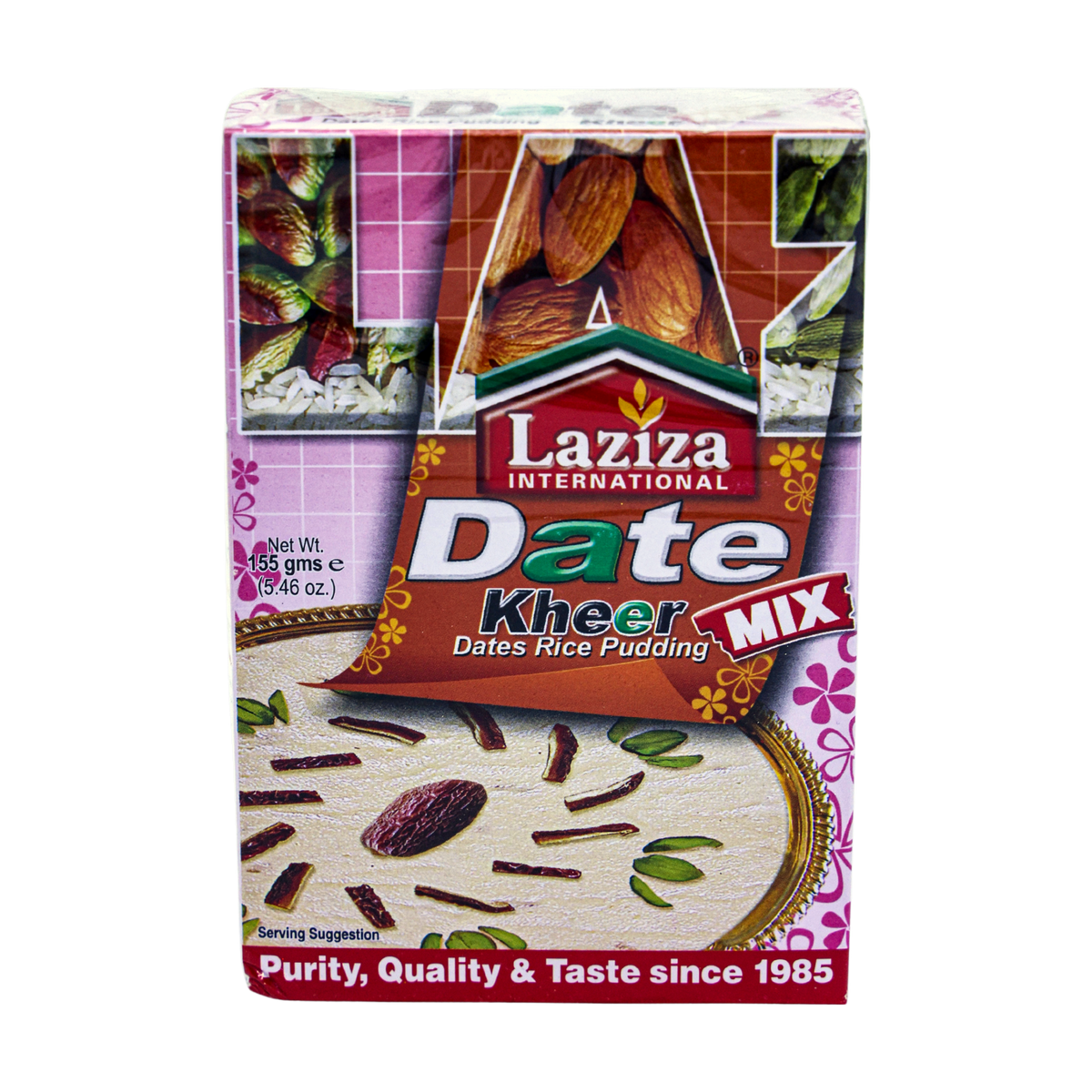 Laziza Date Kheer Mix 155g, front of pack