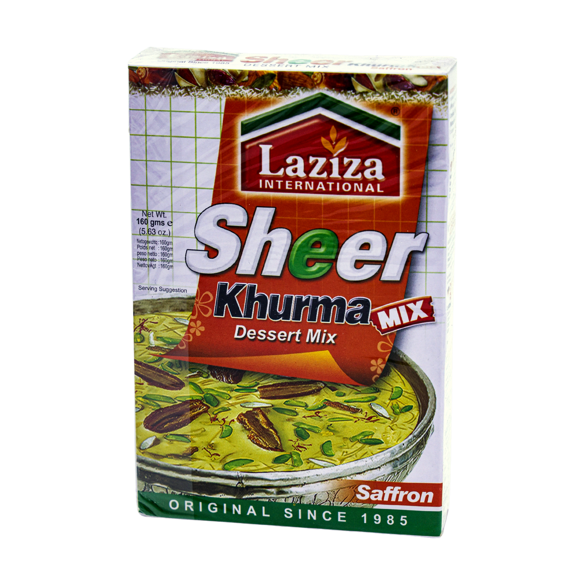 Laziza Sheer Khurma Mix Saffron 160g, front of pack