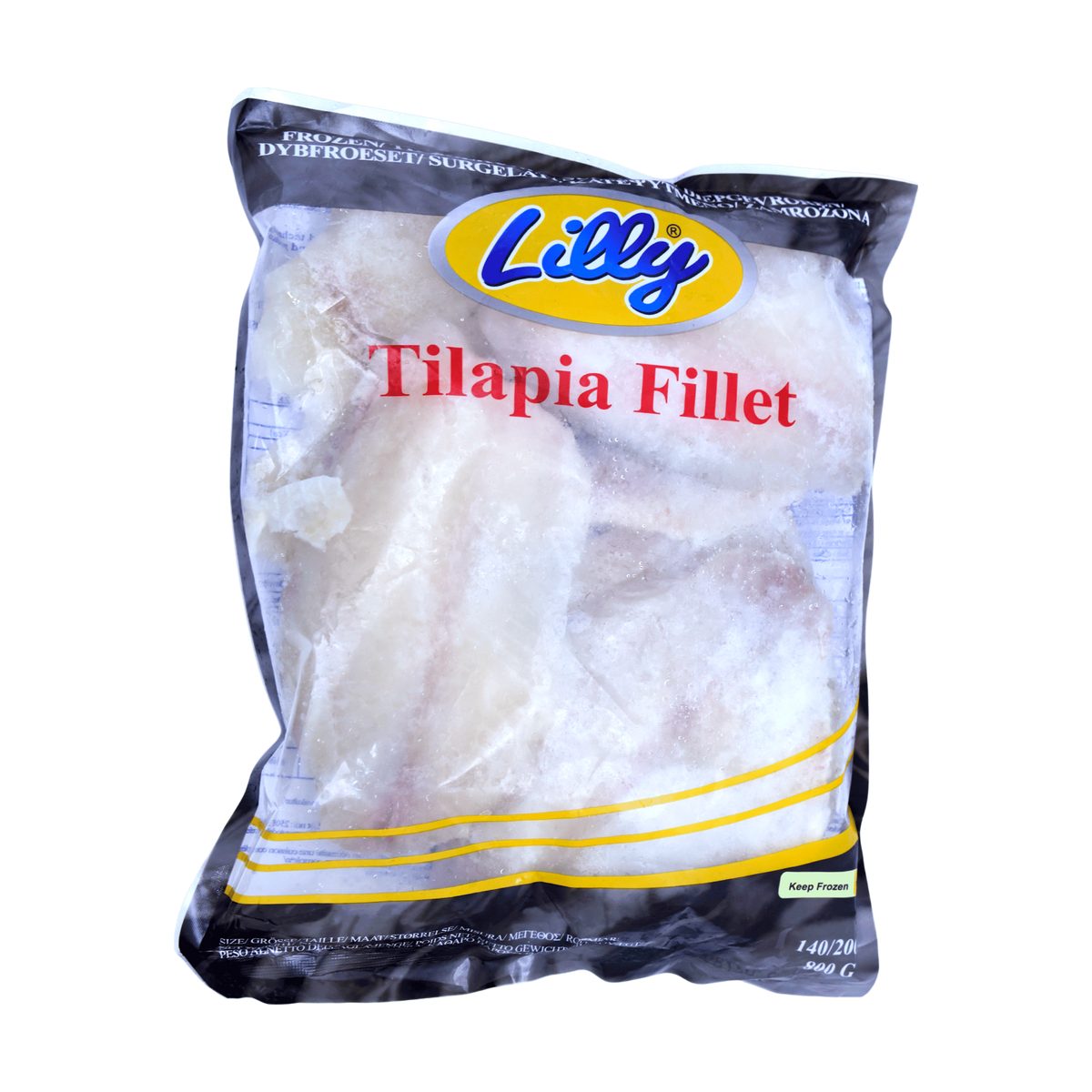 Lilly Tilapia Fillet 800g, front of pack