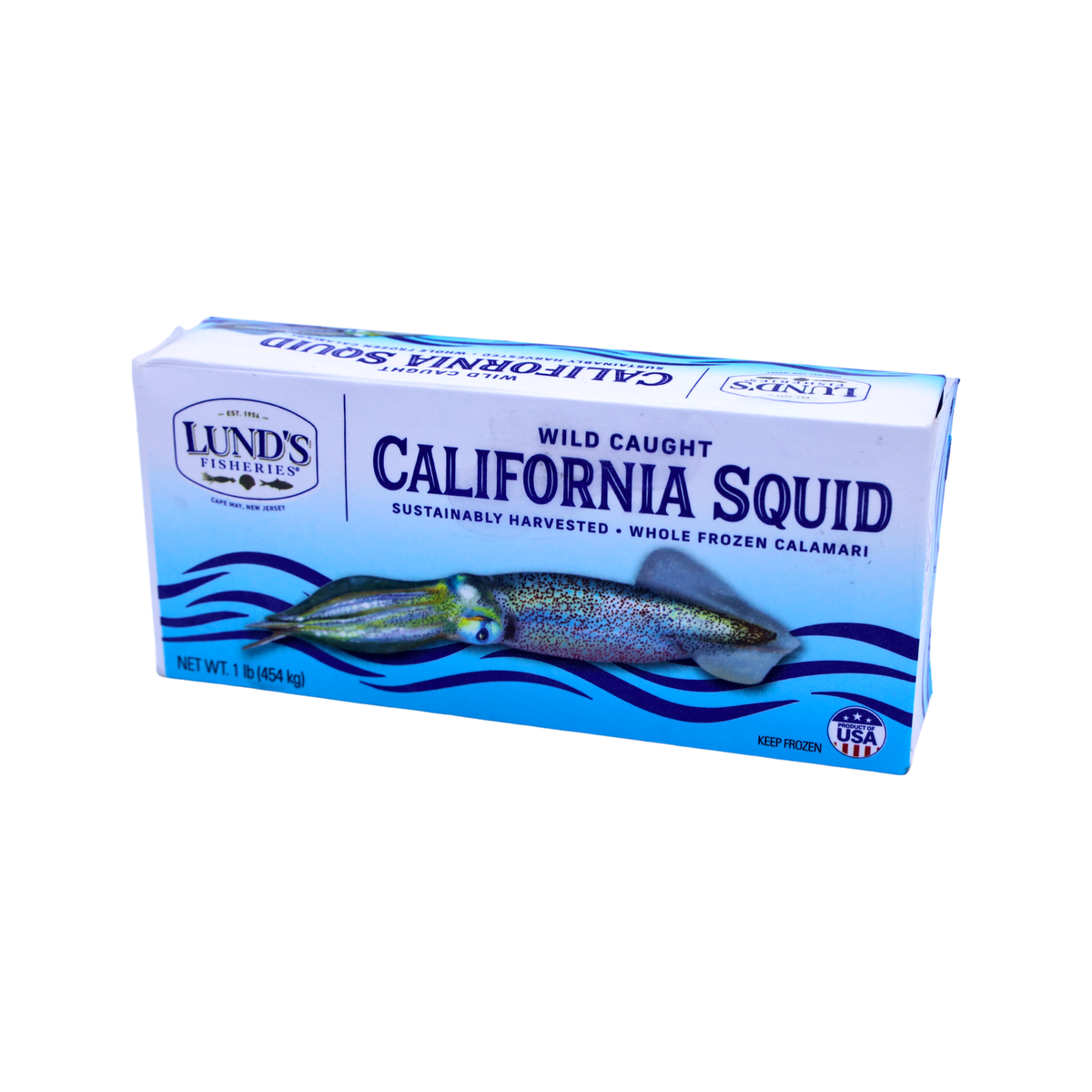 Lund's California Squid 454g, front of pack