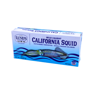 Lund's California Squid 454g, front of pack