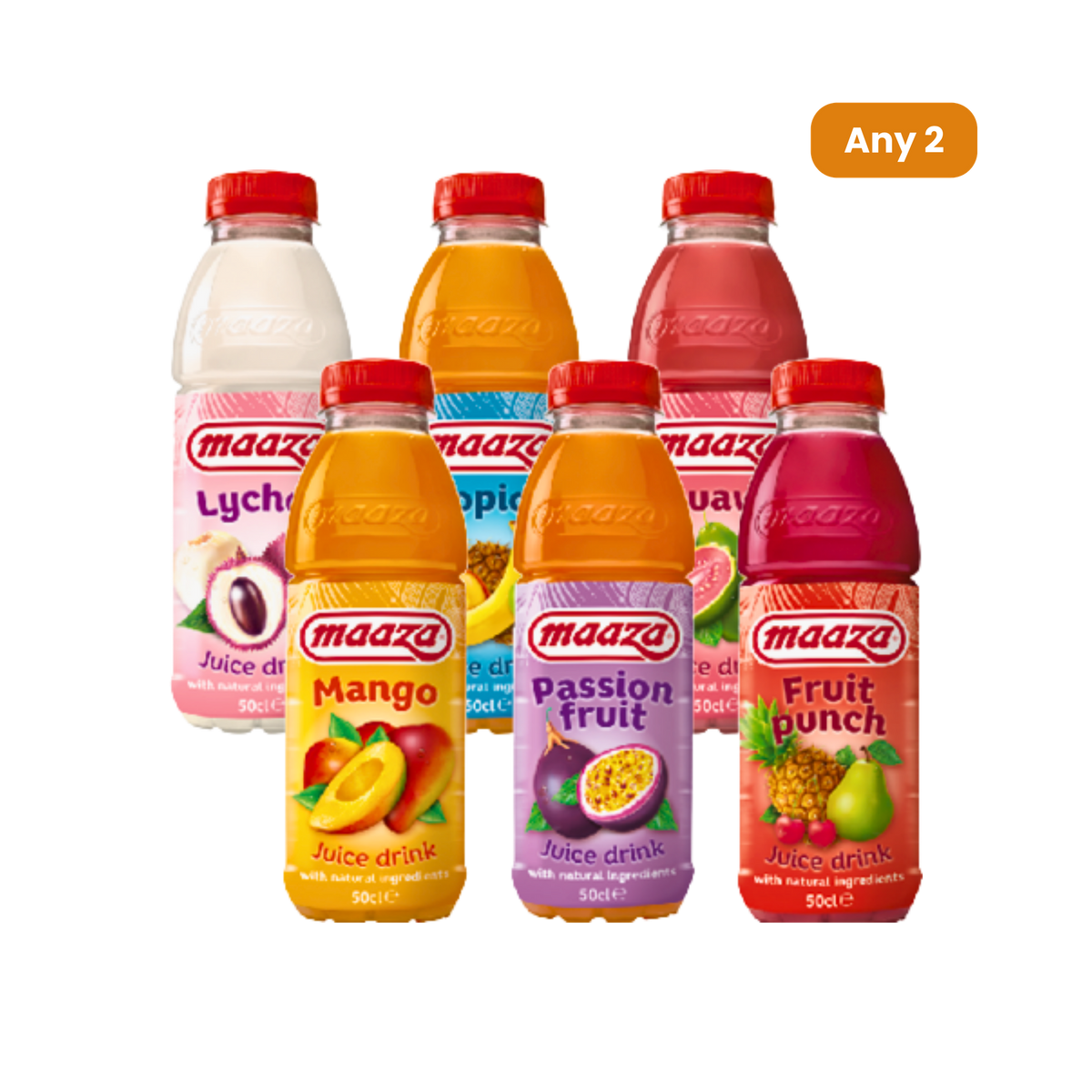 Maaza Juice Drink 500ml (Any 2), front of pack