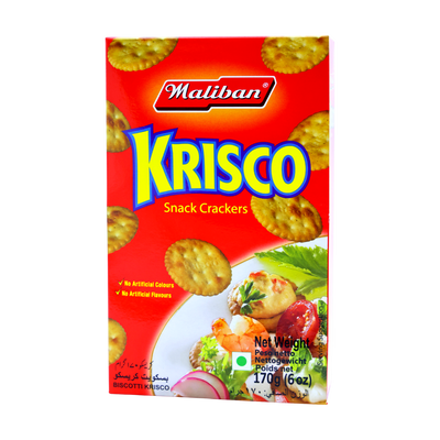 Maliban Krisco Snack Crackers 170g, front of pack
